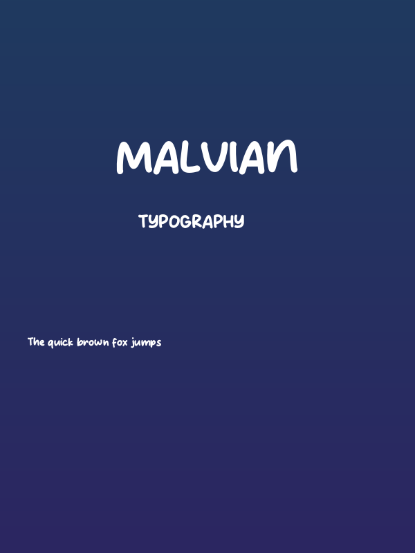 Malvian Poster