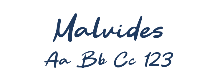Malvides Font Preview