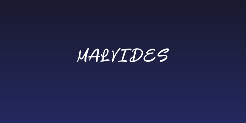 Malvides Social Header