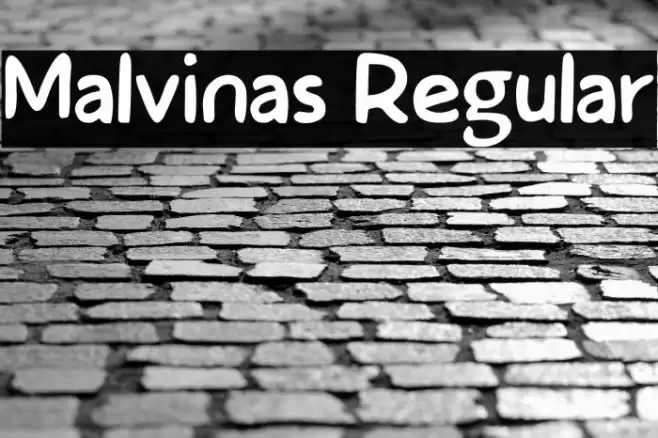 Malvinas Regular Font examples