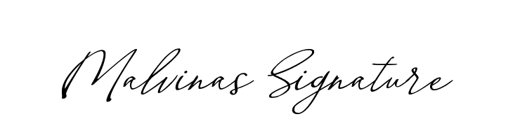 Malvinas Signature  フリーフォントのダウンロード