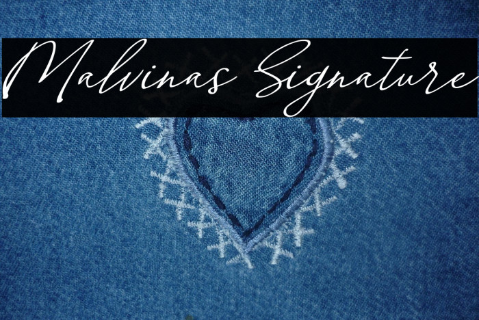 Malvinas Signature Example 1