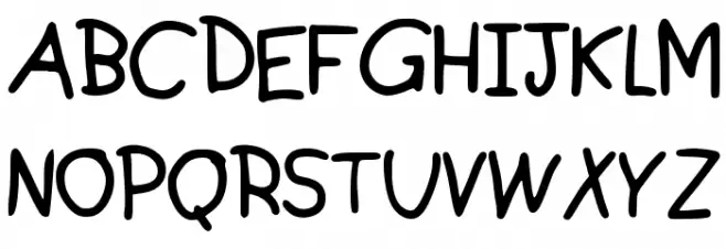 Maly_s_Best_Handwriting Schriftart Groß
