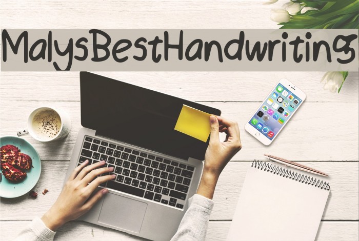 Maly_s_Best_Handwriting Font examples