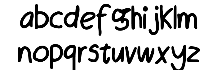 Maly_s_Best_Handwriting Font LOWERCASE