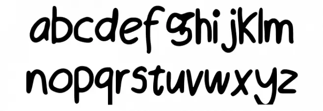 Maly_s_Best_Handwriting Fuentes MINÚSCULAS