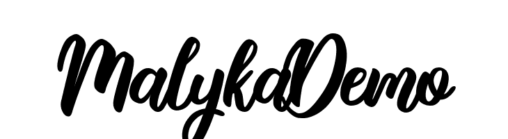 MalykaDemo  font caratteri gratis