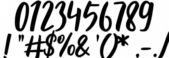 MalykaDemo Font OTHER CHARS