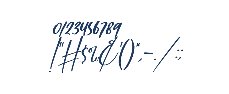 Malyska Italic Other Characters