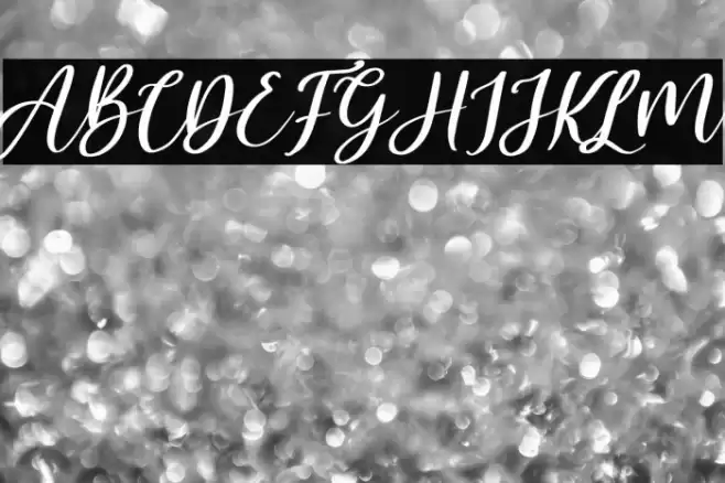 Malyska Italic Font examples