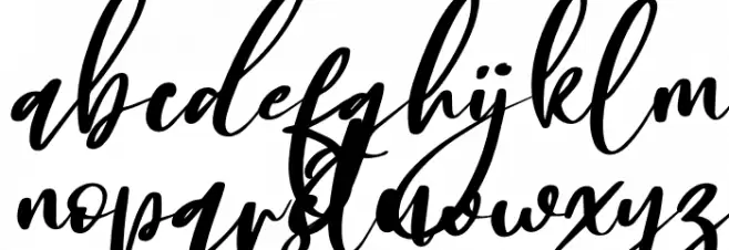 Malyska Italic Fuentes MINÚSCULAS