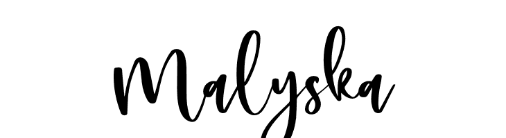 Malyska  Fuentes Gratis Descargar
