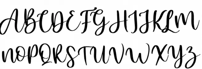 Malyska Font Litere mari