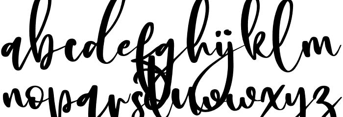 Malyska Font LOWERCASE