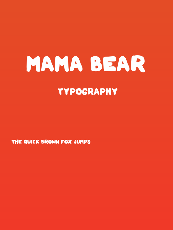 Mama Bear Poster