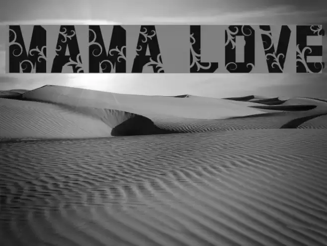 Mama Love Font examples