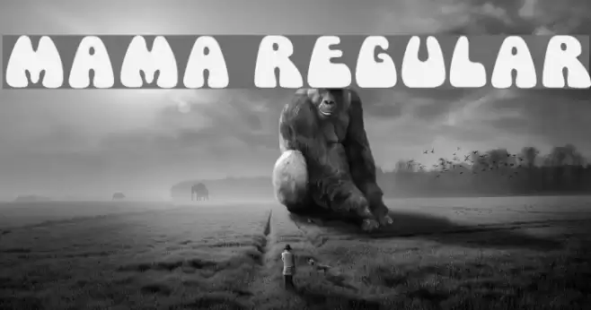 Mama Regular Font examples