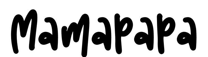 Mama papa  免费字体下载