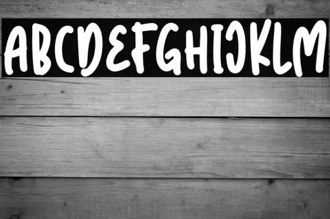 Mama papa Font examples