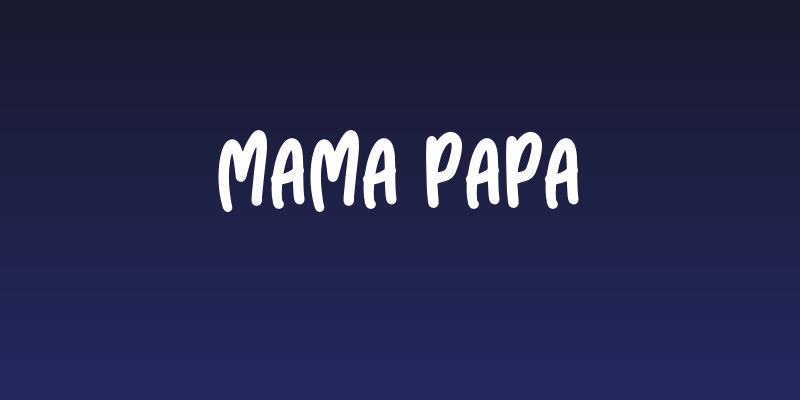 Mama papa Social Header