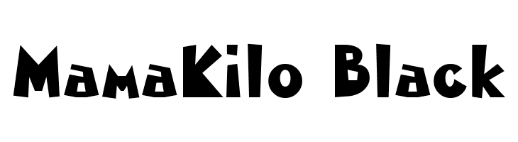 MamaKilo Black 字体