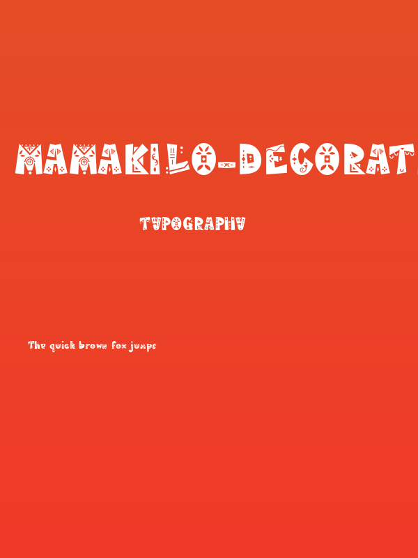 MamaKilo-Decorative Poster