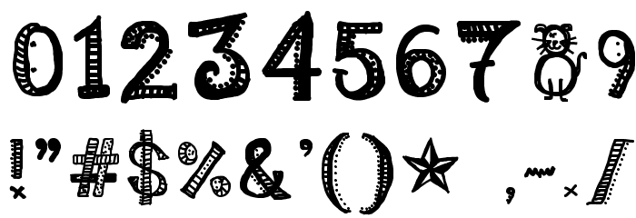 MamaRoxc Font OTHER CHARS