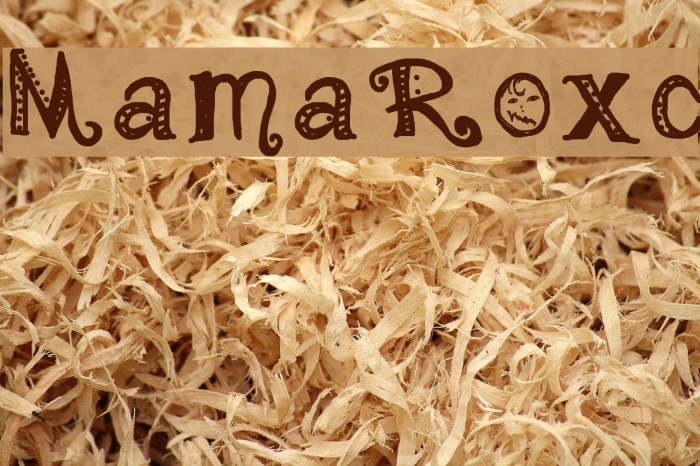 MamaRoxc Font examples