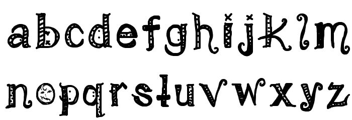 MamaRoxc Font LOWERCASE