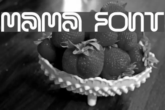 Mama Font examples