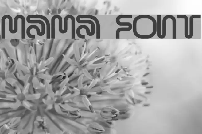 Mama Font examples