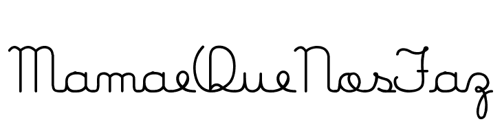 MamaeQueNosFaz  font caratteri gratis