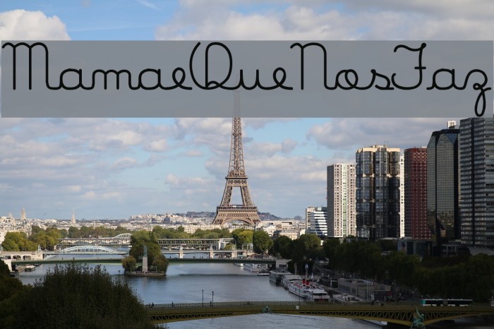 MamaeQueNosFaz Font examples