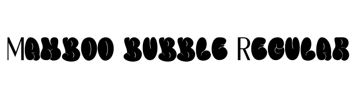 Mamboo bubble Regular  Скачать бесплатные шрифты