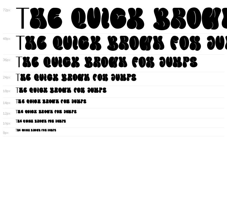 Mamboo bubble Regular Waterfall