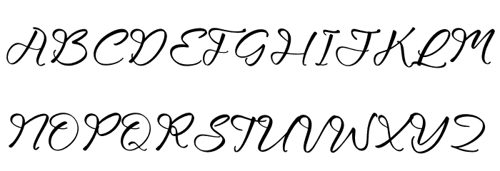 Mamilytoo Font UPPERCASE