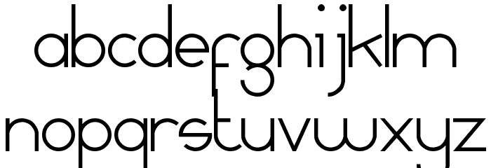 MammaGamma Font LOWERCASE