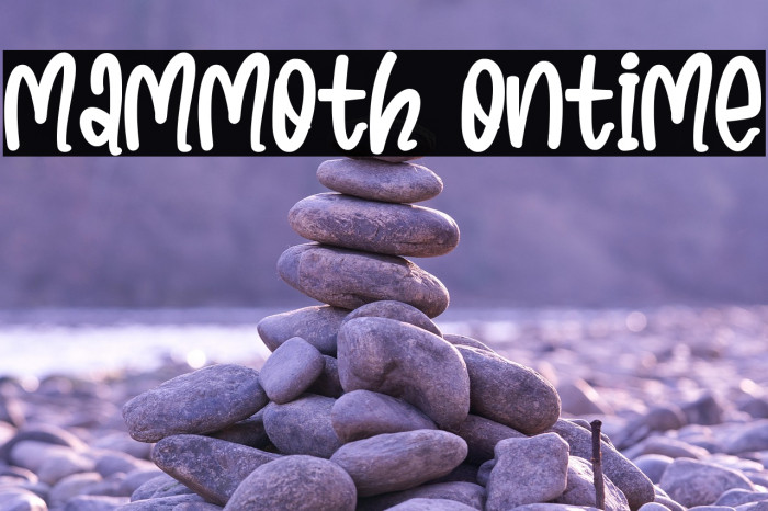 Mammoth Ontime Example 3