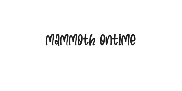Mammoth Ontime Logo