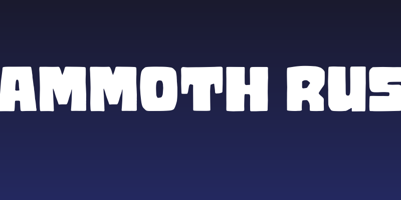 Mammoth Rush Social Header