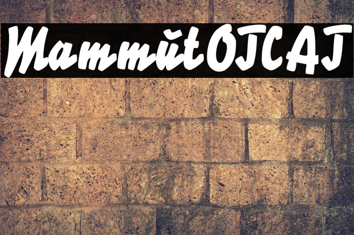 MammutOTCAT Font examples