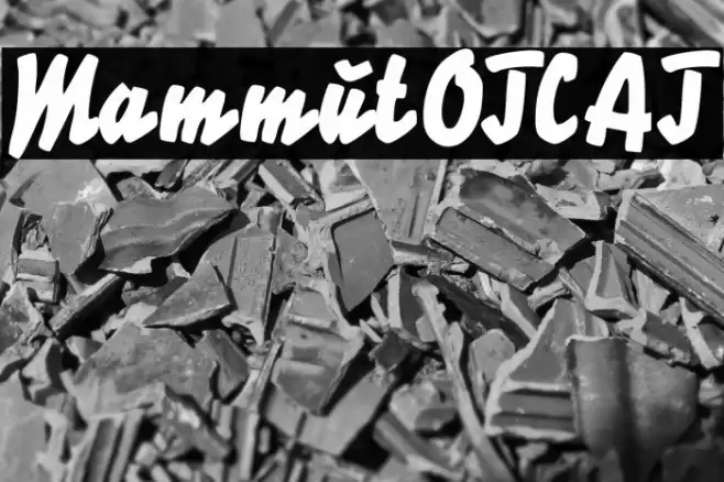 MammutOTCAT Font examples