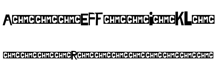 Mamukpokterra Font LOWERCASE
