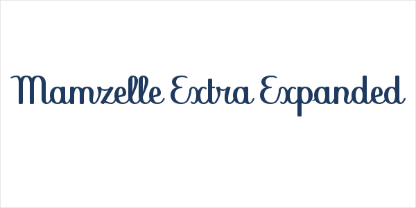 Mamzelle Extra Expanded Logo