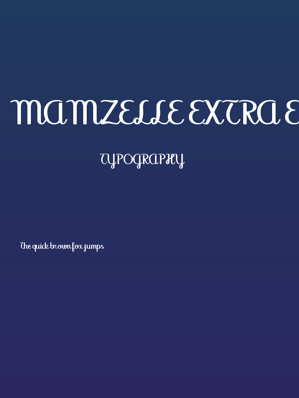 Mamzelle Extra Expanded Poster