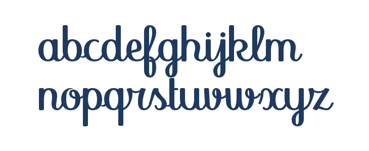 Mamzelle Extra Expanded Lowercase