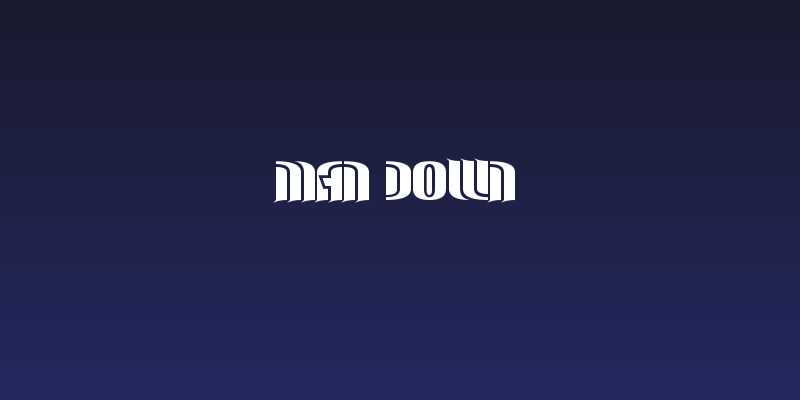 Man Down Social Header