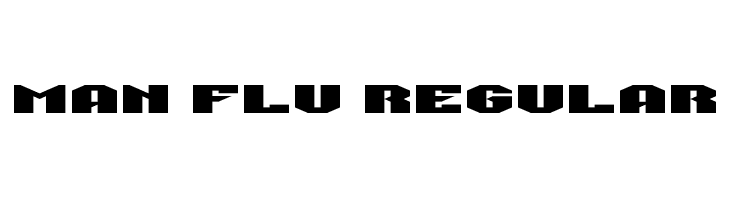 Man Flu Regular  Fuentes Gratis Descargar