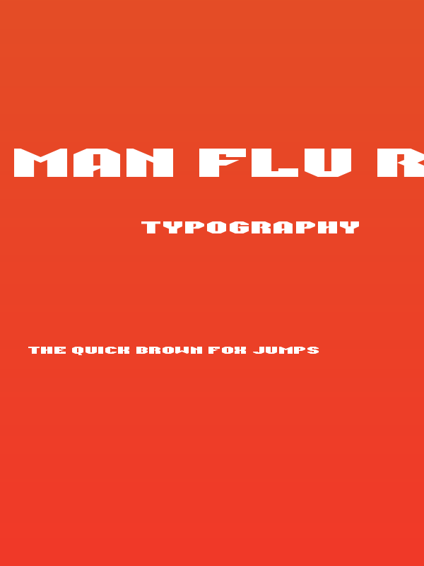Man Flu Regular Poster