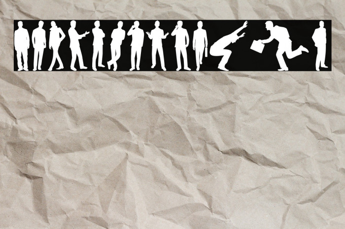 Man Silhouettes Example 1